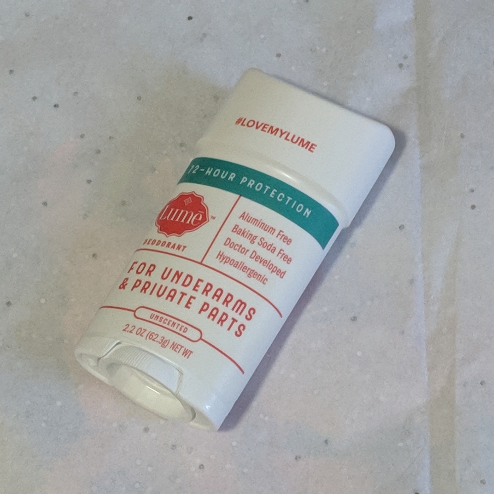 Lumē Unscented Deodorant Stick